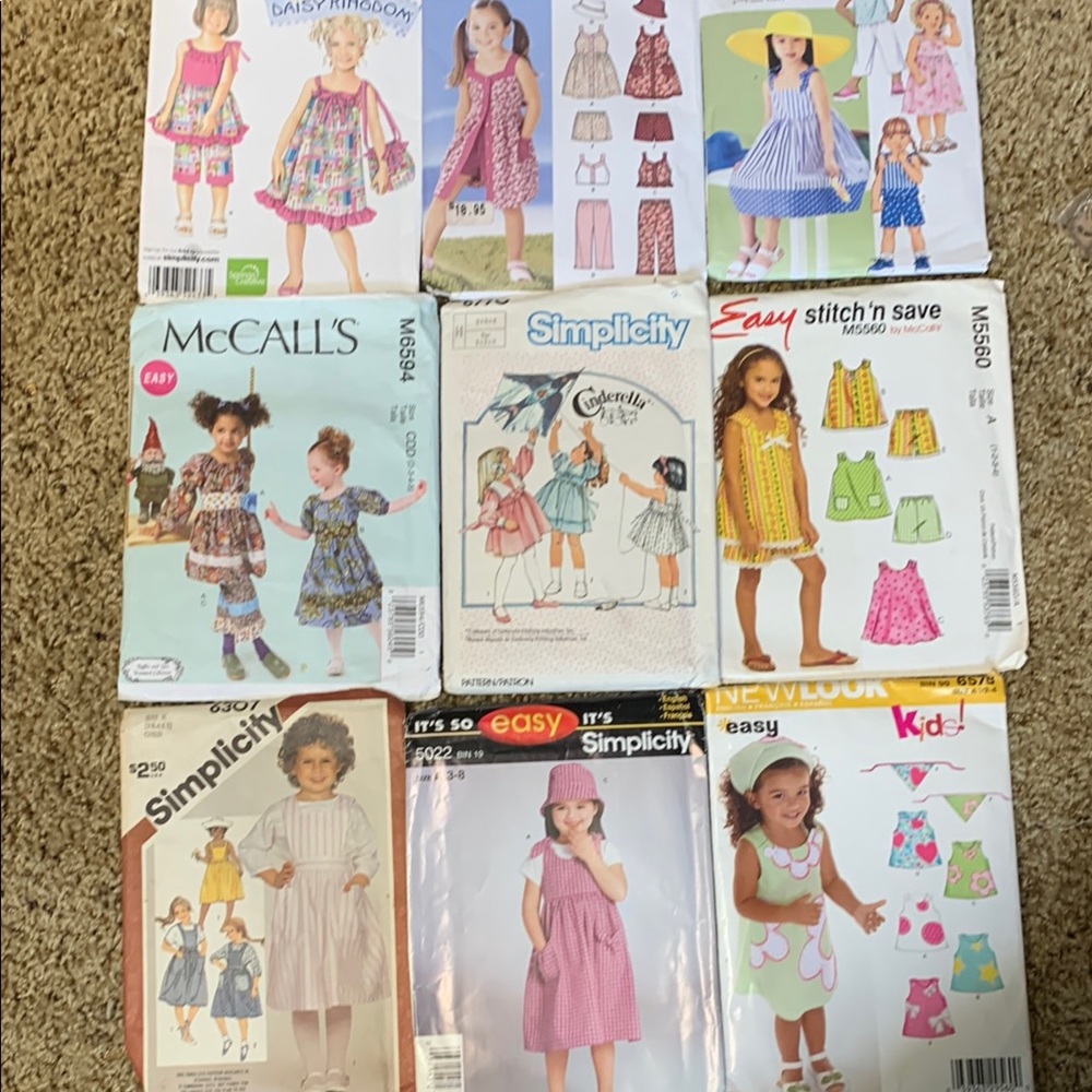 Kids Dress Simplicity, McCall’s Pattern Collection